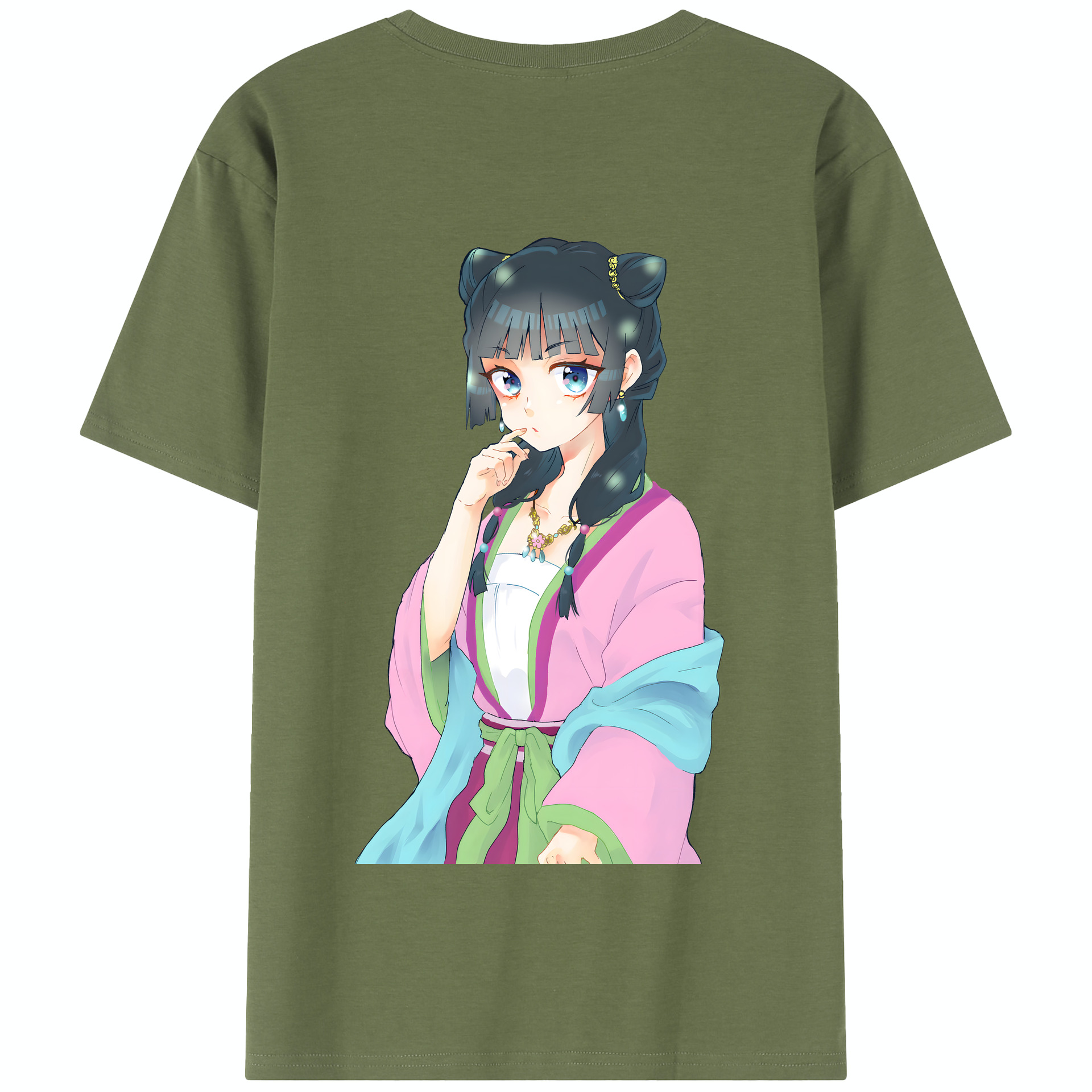 （画像用） 薬屋のひとりごと The Apothecary Diaries 綿100％半袖Tシャツ（背面プリント）